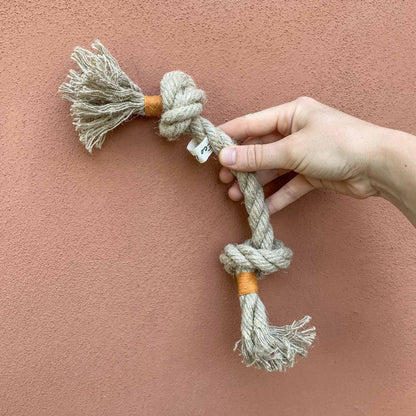 Corda intrecciata - Gioco naturale per cani - Eco Impronta