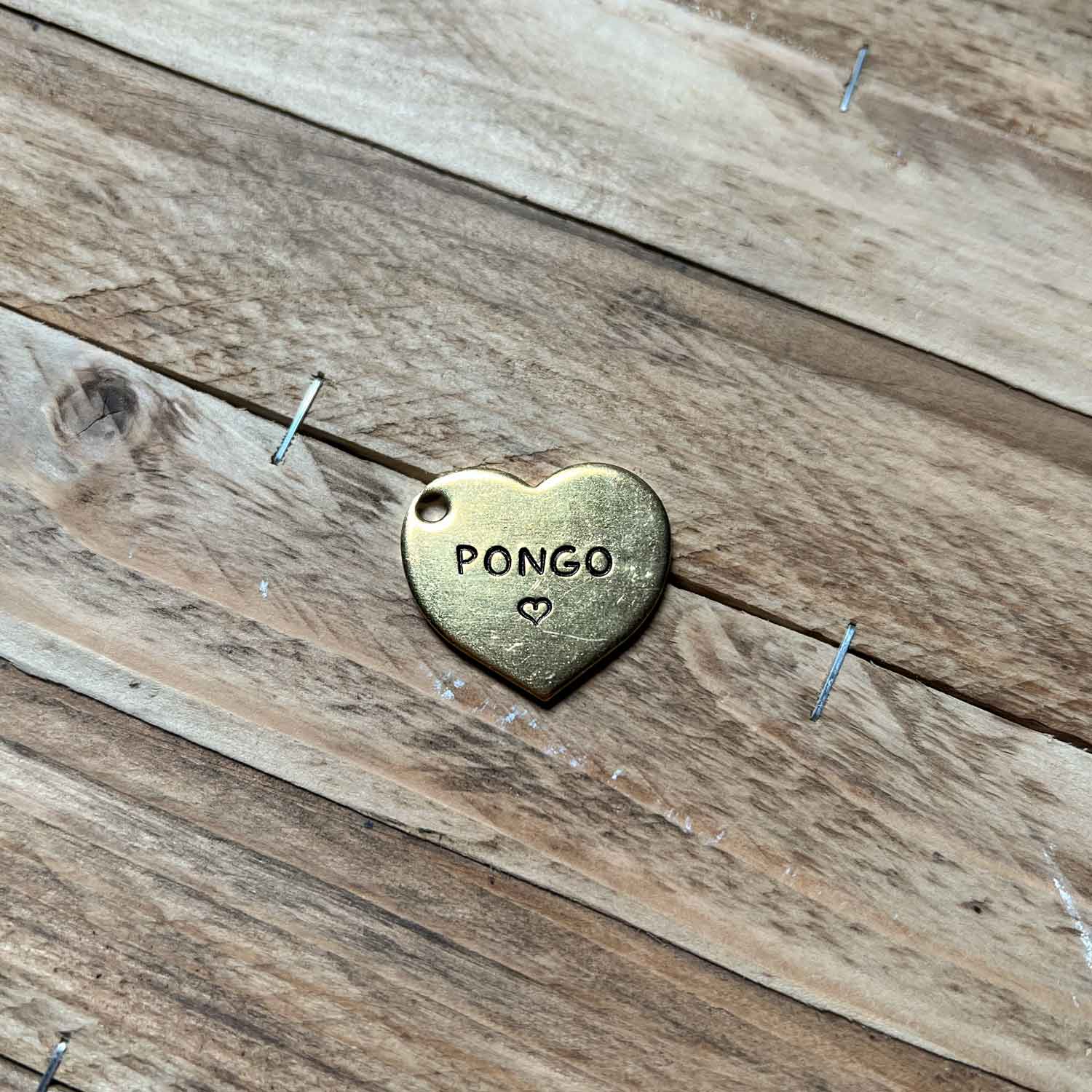 Medaglietta in ottone personalizzata - Eco Impronta